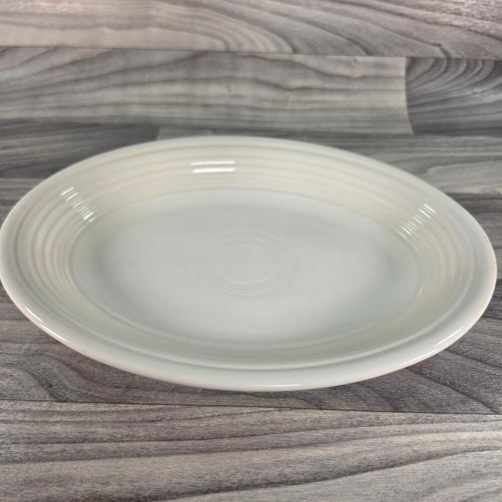 Fiesta White Oval Platter 11-5/8 Inch Serving Tray Plate Homer Laughlin EUC